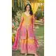 Heavy Embroidered Multi Chinon Silk Salwar Suit – 217060