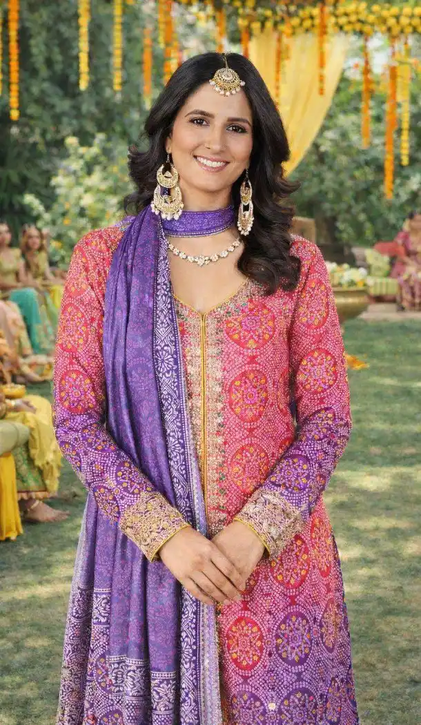 Chinon Silk Salwar Suit in Multi with Embroidery – 217062