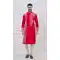 Red Viscose Kurta Pajama with Embroidery – 216953