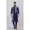 Navy Blue Embroidered Viscose Kurta Pajama – 216954