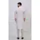 White Kurta Pajama in Viscose with Embroidery – 216955