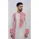 White Kurta Pajama in Viscose with Embroidery – 216955