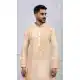 Gold Viscose Embroidered Kurta Pajama – 216956