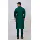 Green Kurta Pajama with Viscose Embroidery – 216957