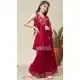 Girls Pink Silk Blend Party Wear Salwar Suit - 216999