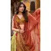 Shop Multi Vichitra Silk Plus Size Lehenga Choli for Women - 217081
