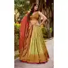 Shop Multi Vichitra Silk Plus Size Lehenga Choli for Women - 217081