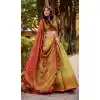 Shop Multi Vichitra Silk Plus Size Lehenga Choli for Women - 217081