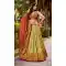 Women Traditional Multi Lehenga Choli in Vichitra Silk - 217081