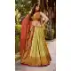 Women Traditional Multi Lehenga Choli in Vichitra Silk - 217081
