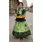 Green Kubera Silk Jacquard Lehenga Choli for Girls - 217281