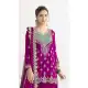 Women Pink Chinon Salwar Suit for Party Wear - 217225
