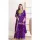 Women Purple Chinon Party Wear Salwar Suit - 217228