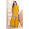 Yellow Chinon Salwar Suit for Women - 217240
