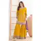 Yellow Chinon Salwar Suit for Women - 217240