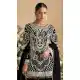 Black Georgette Pakistani Suit with Zari Work - 217246