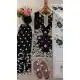 Black Pure Silk Palazzo Suit with Embroidery Work - 217305