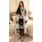 Black Pure Silk Palazzo Suit with Embroidery Work - 217305