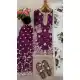 Purple Pure Silk Palazzo Suit with Designer Work - 217310