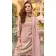 Pink Viscose Sharara Suit with Zari Work - 217324