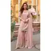 Buy Pink Viscose Plus Size Sharara Suit with Zari Work - 217324