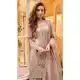 Mauve Viscose Sharara Suit with Designer Work - 217327