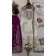 White Silk Palazzo Suit with Rich Designer Work - 217334