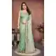 Sea Green Soft Silk Saree with Designer Work - 217491