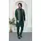 Men Green Kurta Pajama in Art Banarasi Silk - 217492