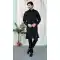 Black Art Banarasi Silk Men Kurta Pajama - 217496