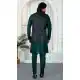 Green Art Banarasi Silk Kurta Pajama for Men - 217499