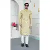 Buy Yellow Digital Print Men Kurta Pajama Plus Size - 217546