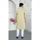 Yellow Art Silk Festive Kurta Pajama for Men - 217546