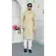 Yellow Art Silk Festive Kurta Pajama for Men - 217546
