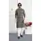 Festive Green Men Kurta Pajama in Art Silk - 217550