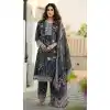 Buy Black Chinon Handwork Salwar Suit Plus Size for Women - 217609