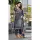 Grey Party Wear Chinon Salwar Suit for Women - 217611
