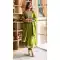 Mehendi Green Salwar Suit in Vichitra Silk for Women - 217642