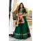 Green Party Wear Lehenga Choli with Embroidery Work - 217594