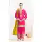Yellow Chinon Punjabi Suit with Elegant Work - 217682