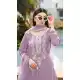Lavender Cotton Party Wear Salwar Suit for Women - 217707