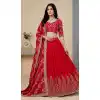 Women's Rani Pink Designer Lehenga Choli Plus Size - 217764