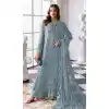 Buy Light Blue Sequence Work Pakistani Suit for Plus Size - 217779