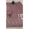 Shop Lavender Embroidered Pakistani Suit in Plus Size - 217780