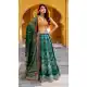 Bottle Green Lehenga Choli with Beads & Gotta Patti - 217858