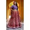 Maroon Plus Size Party Wear Lehenga Choli to Buy Online - 217860