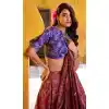 Maroon Plus Size Party Wear Lehenga Choli to Buy Online - 217860