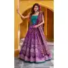 Purple Vaishali Silk Plus Size Lehenga Choli for Women Online - 217861