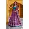 Purple Lehenga Choli with Beads & Gotta Patti - 217861