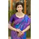 Blue Pochampalli Silk Saree - 217803